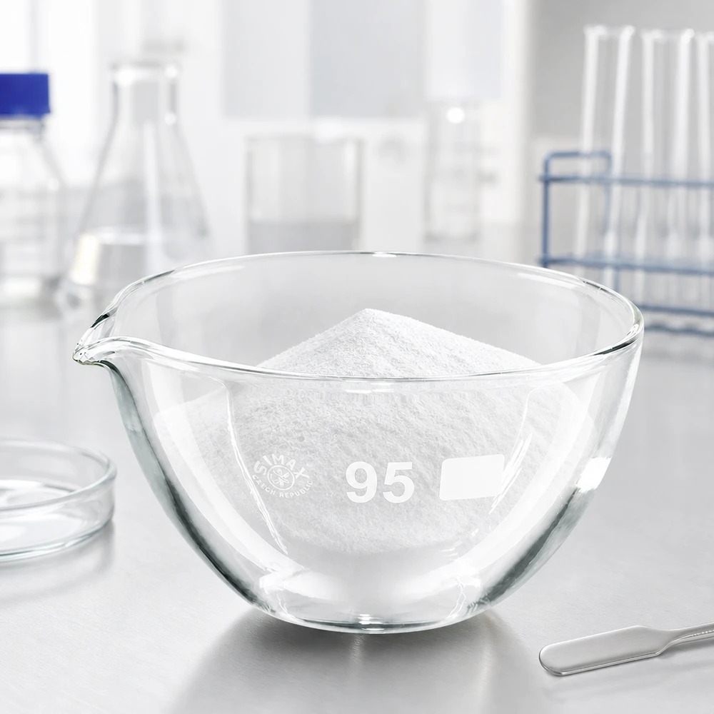 170ml indunstningsskål med pip av borosilikat ø95mm Transparent 170 ml indunstningsskål med pip, idealisk för kemilaboratorier och analytiska procedurer