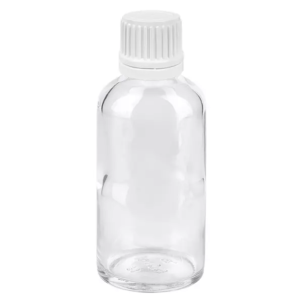 50ml Droppflaska 0.7mm vit med säkerhetslock ClearLine UT18/50 50ml Droppflaska 0.7mm vit med säkerhetslock ClearLine UT18/50