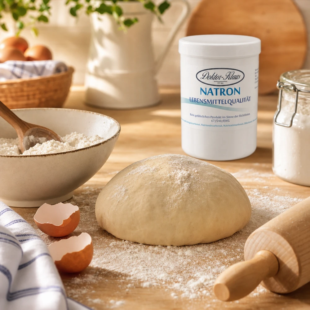 Bakpulver 1kg Doktor Klaus Backsoda Natron Doktor Klaus 1kg Dose für traditionelle Kuchenrezepte und Gebäck