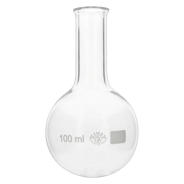 Rundkolv 100ml smal hals med rund botten Rundkolv 100ml smal hals med rund botten