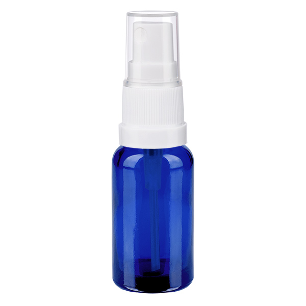 20ml Sprayflaska vit/transparent standardlock BlueLine UT18/20