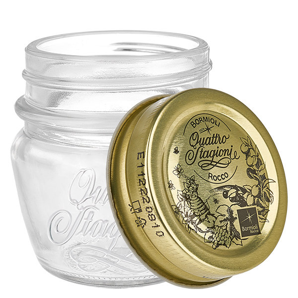 80ml "Quattro Stagioni" rund burk med lock 80ml "Quattro Stagioni" rund burk med lock