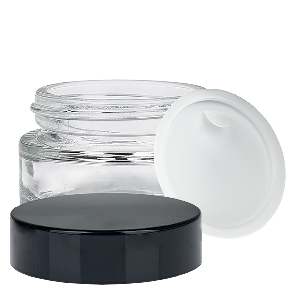 Glasburk 20ml klar med UNiTWIST-insatslock Glasburk 20ml klar med UNiTWIST-insatslock