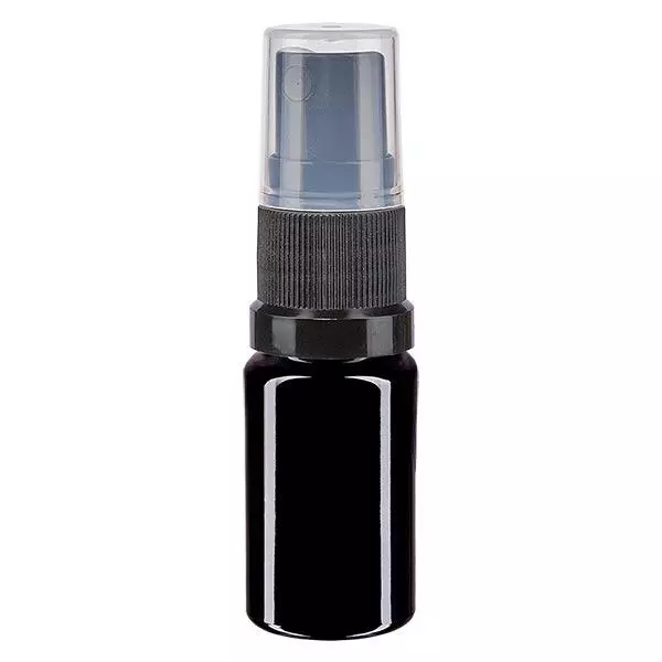 Apoteksflaska violett 5ml spraytillsats svart Apoteksflaska violett 5ml spraytillsats svart