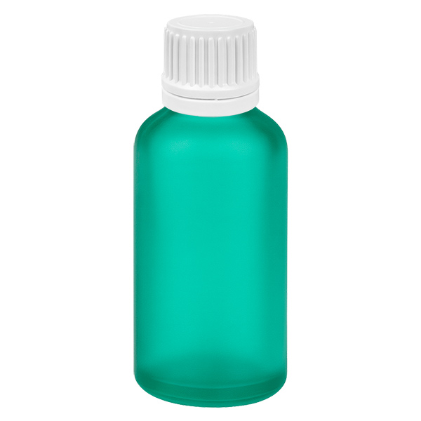 50ml Droppflaska 0.7mm vit med säkerhetslock GreenLine UT18/50