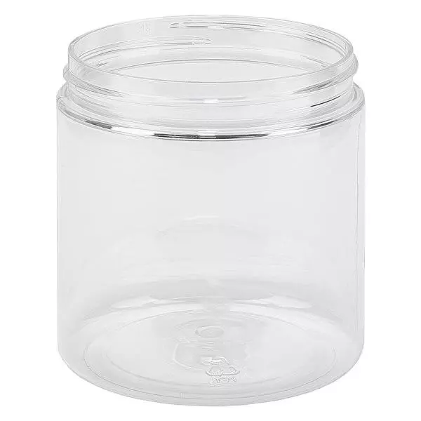 Petpacker 250 ml, kristallklar, öppning 70 mm, utan lock Petpacker 250 ml, kristallklar, öppning 70 mm, utan lock