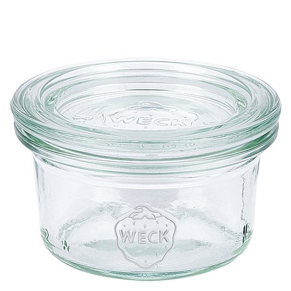 50ml Krossade glasögon med glaslock WECK RR60