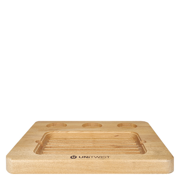 Träbräda (bok) för UNiTWIST Hot Stone-set