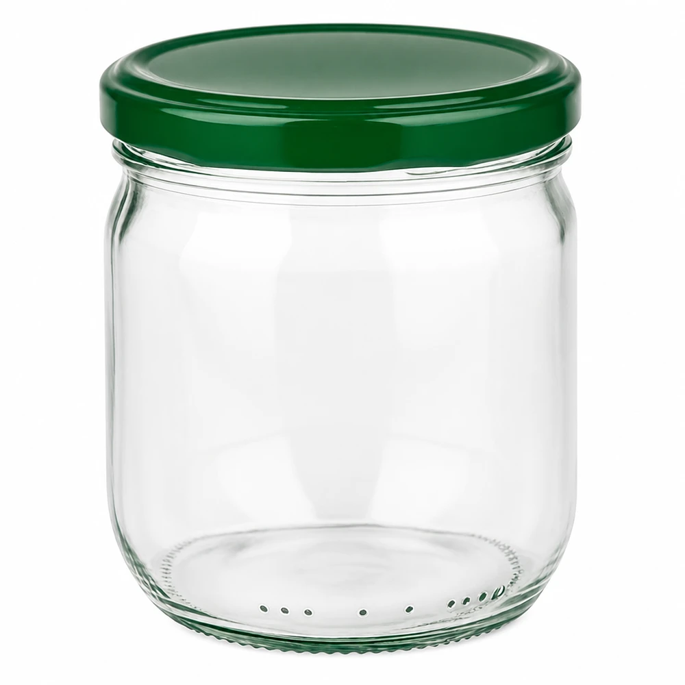 425ml rund burk + BasicSeal-lock grön UNiTWIST