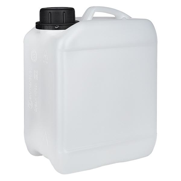Dunk 2,5 liter med skruvkork och säkerhetsförslutning Dunk 2,5 liter med skruvkork och säkerhetsförslutning