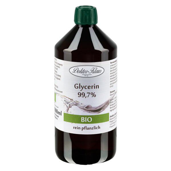 Ekologiskt glycerin (99,7%) 1000 ml Doktor-Klaus Ekologiskt glycerin (99,7%) 1000 ml Doktor-Klaus