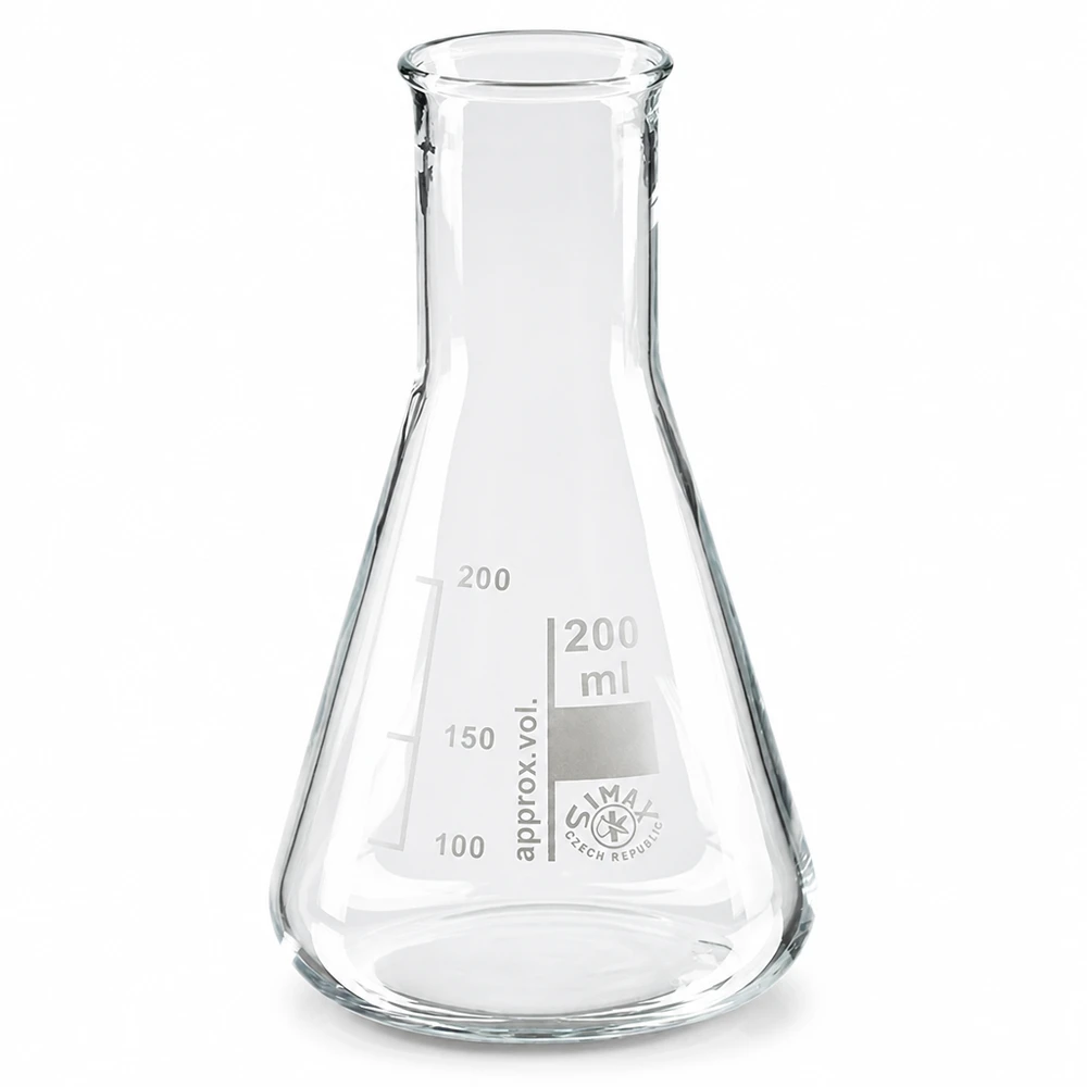 Erlenmeyerkolv 200ml smal hals