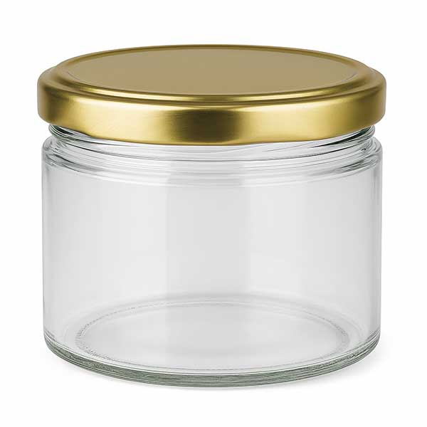 540ml rund burk med BasicSeal-lock guld UNiTWIST