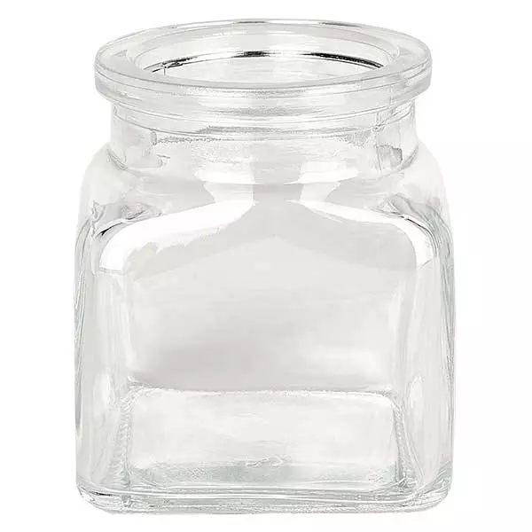 Quadratus 120ml klar, öppning 39mm, utan kork 38/42 Quadratus 120ml klar, öppning 39mm, utan kork 38/42