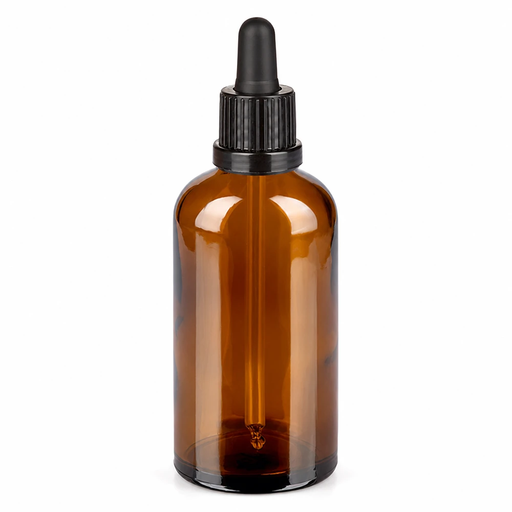 100 ml pipettflaska svart med säkerhetsförslutning BrownLine UT18/100 100 ml pipettflaska brun med svart lock för exakt dosering