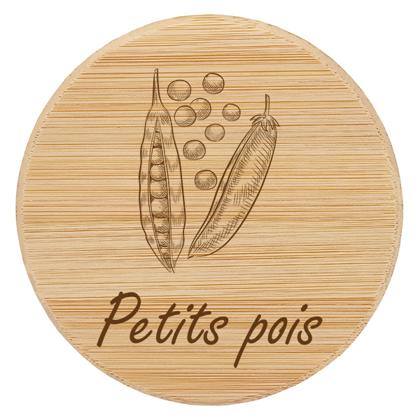 Träflaska Petits pois för WECK RR100 Träflaska Petits pois för WECK RR100