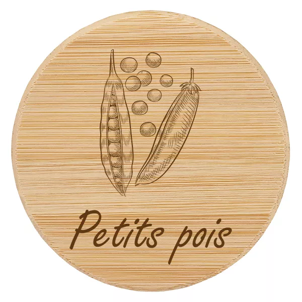 Träflaska Petits pois för WECK RR100 Träflaska Petits pois för WECK RR100