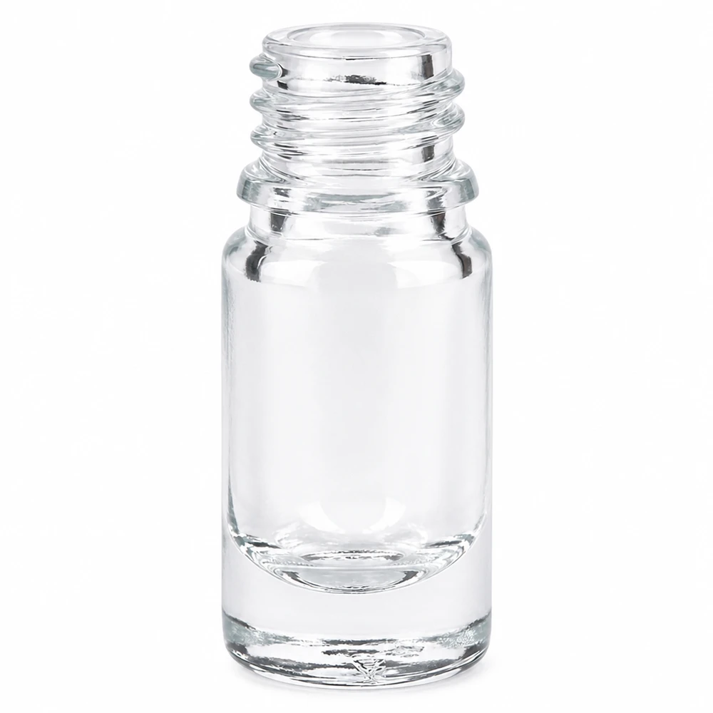 5ml klar apoteksflaska ApoGlas tillverkad av transparent glas för läkemedel och tinkturer
