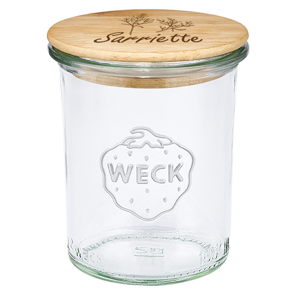 Trälock Sarriette med WECK glasburk 160 ml Trälock Sarriette med WECK glasburk 160 ml