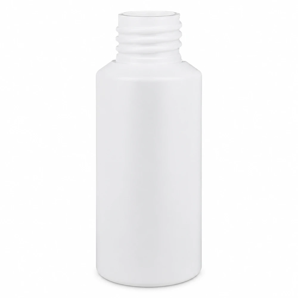 Apoteksflaska HDPE 30ml vit, utan lock Vit HDPE-apotekflaska, 30 ml, utan lock, för farmaceutiska tillämpningar