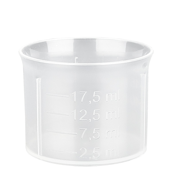 20ml transparent doseringsbägare med skala ApoGlas 20ml transparent doseringsbägare med skala ApoGlas