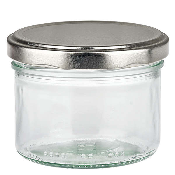 230 ml cylinderburk + BasicSeal-lock silver UT