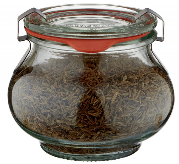 Idé för en kryddburk i glas: WECK dekorativ burk 220 ml