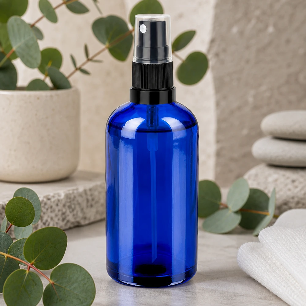 100ml sprayflaska svart svart/transparent standardlock BlueLine UT18/100