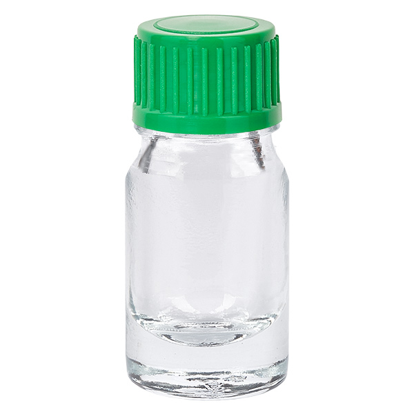 5 ml Droppflaska 0,8 mm grön standardförslutning ClearLine UT18/5 5 ml Droppflaska 0,8 mm grön standardförslutning ClearLine UT18/5