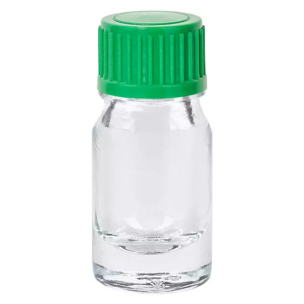 5 ml Droppflaska 0,8 mm grön standardförslutning ClearLine UT18/5 5 ml Droppflaska 0,8 mm grön standardförslutning ClearLine UT18/5