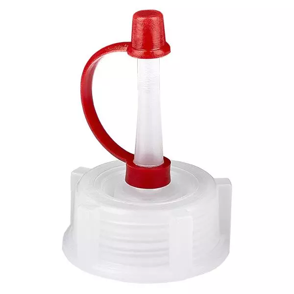 Dropplock för laboratorieflaskor med smal hals 250 och 500 ml