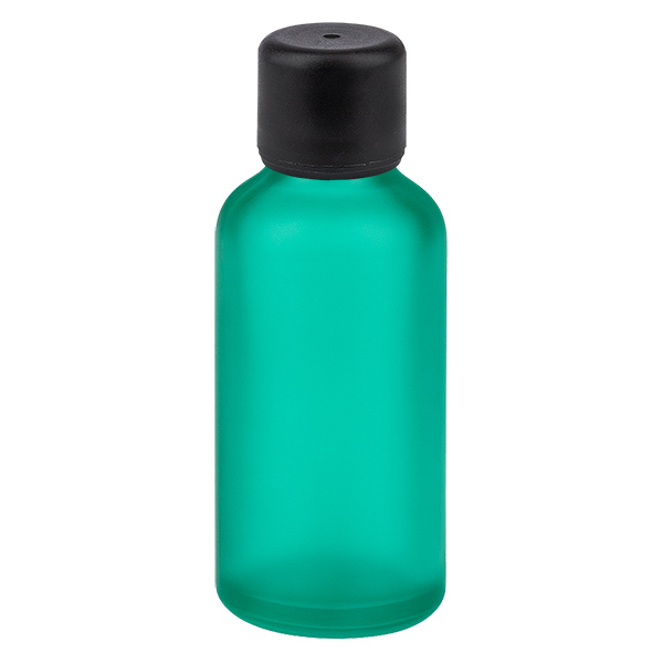 50ml flaska 6mm skruvkork svart standard GreenLine UT18/50 50ml flaska 6mm skruvkork svart standard GreenLine UT18/50