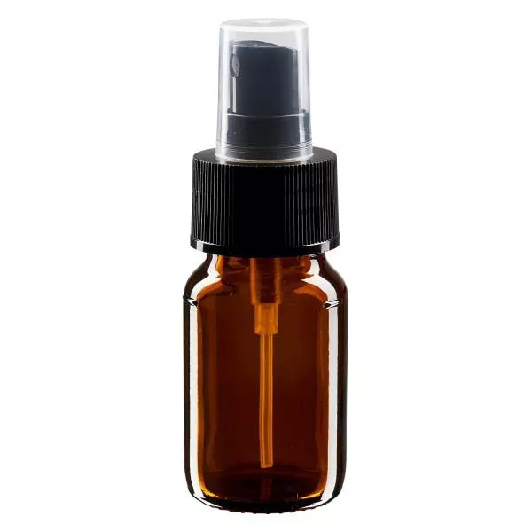 30ml medicinflaska brun, pumpförstärkare svart ApoGlas 30ml medicinflaska brun, pumpförstärkare svart ApoGlas