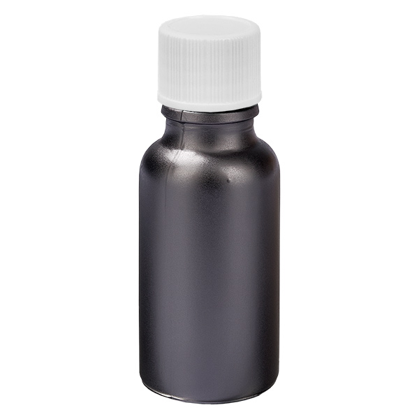 20ml flaska 11mm skruvkork vit Standard BlackLine UT18/20 20ml flaska 11mm skruvkork vit Standard BlackLine UT18/20
