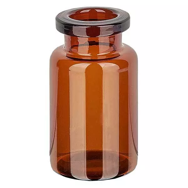 Injektionsflaska av bärnstensfärgat glas 10ml Injektionsflaska av bärnstensfärgat glas 10ml