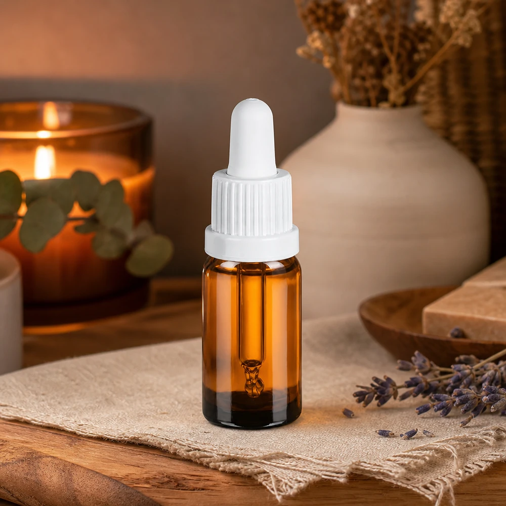 10 ml pipettflaska vit med säkerhetsförslutning BrownLine UT18/10 Högkvalitativ 10 ml BrownLine-pipettflaska med vitt OV-lock för professionellt bruk