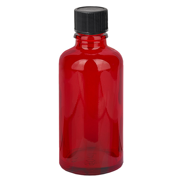 50 ml Droppflaska 1 mm svart standardkork RedLine UT18/50