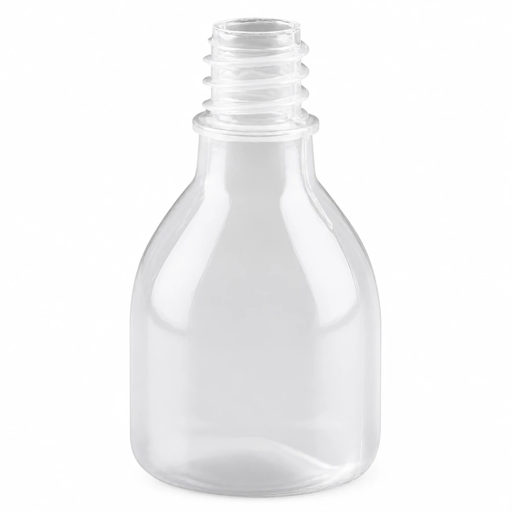 20ml laboratorieflaska med smal hals utan lock 20 ml laboratorieflaska med smal hals, transparent, av plast, utan lock, för laboratorie- och forskningsbruk