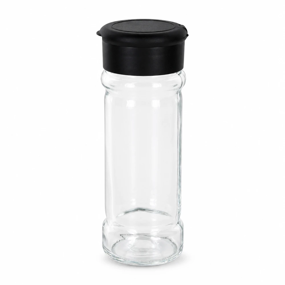 Salt-/kryddburk 100 ml med ströare, svart Salt-/kryddburk 100 ml med ströare, svart