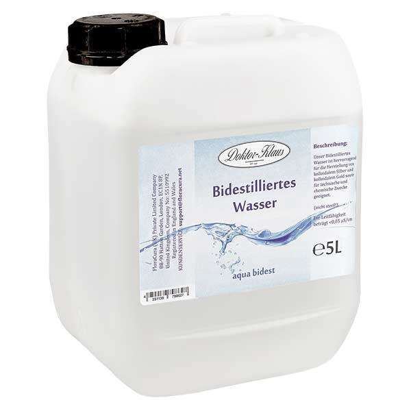 Dubbeldestillerat vatten 5L Doktor-Klaus Dubbeldestillerat vatten 5L Doktor-Klaus