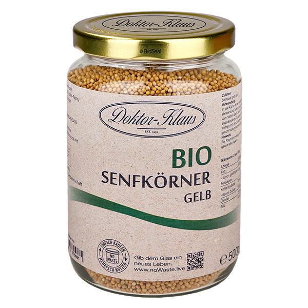 Senapsfrön gul ekologisk 500g Doktor-Klaus noWaste Senapsfrön gul ekologisk 500g Doktor-Klaus noWaste
