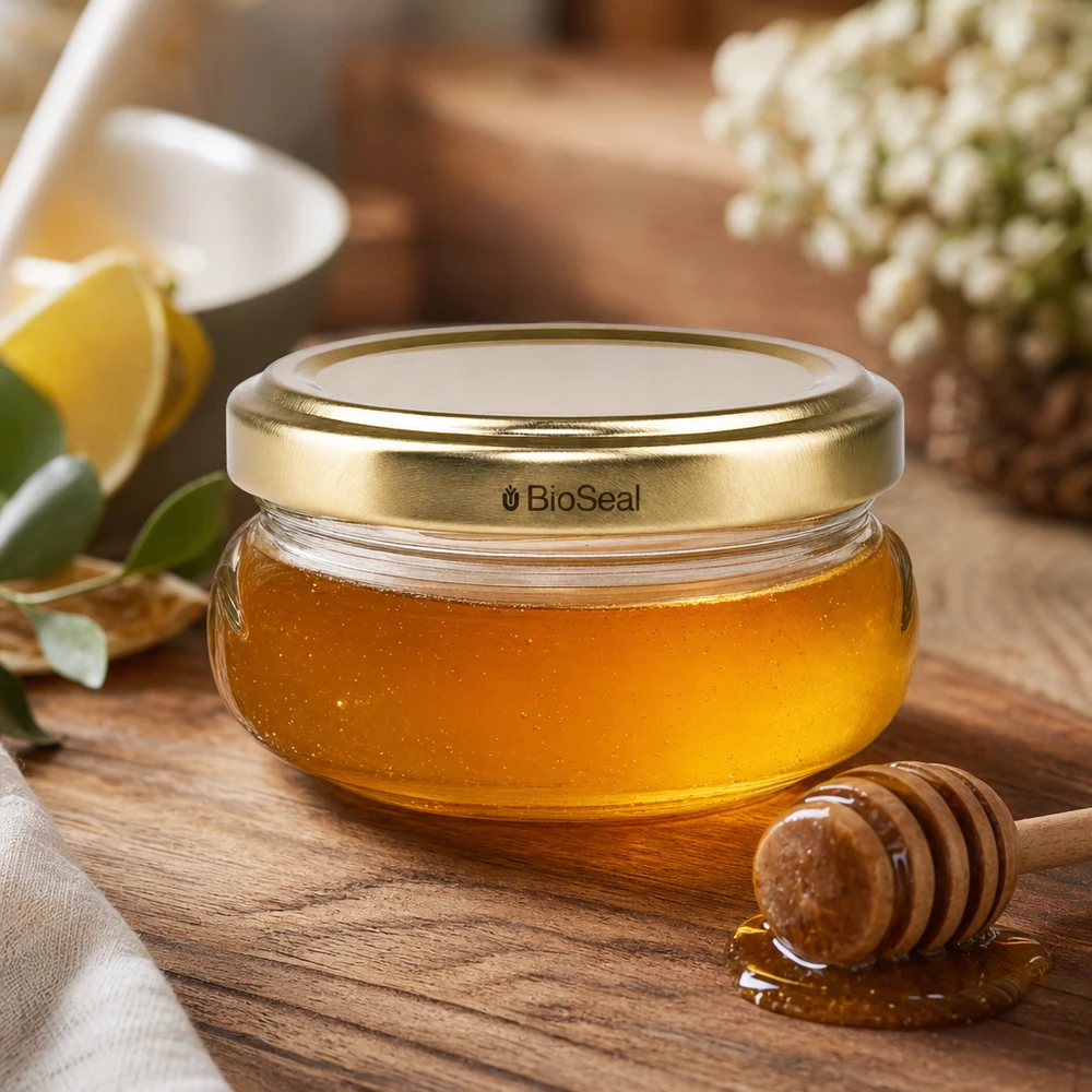 120 ml terrinburk med UNiTWIST BioSeal-lock i guld 120 ml terrinburk med UNiTWIST BioSeal-lock i guld