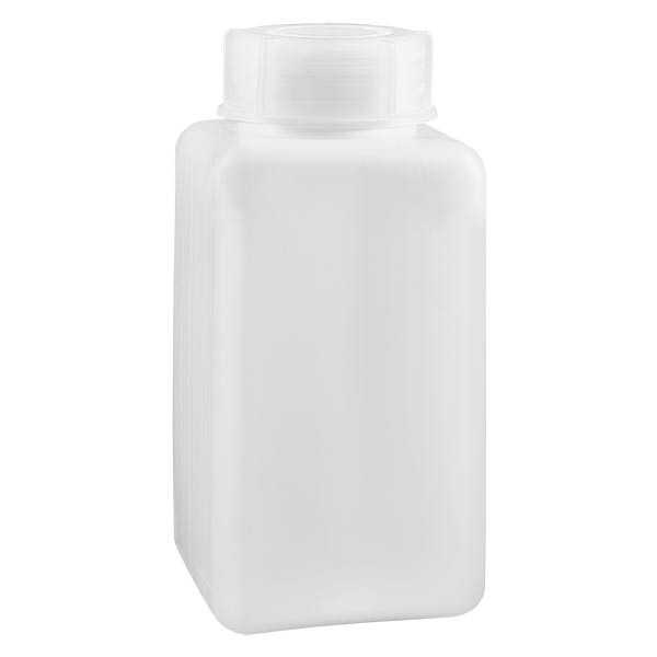 Kemikalieflaska 1500 ml, vid hals, inkl. förslutning GL 65 Kemikalieflaska 1500 ml, vid hals, inkl. förslutning GL 65