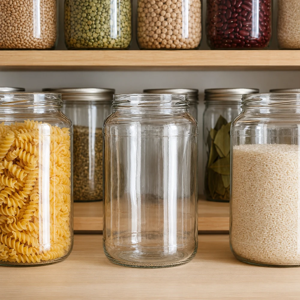 UNiTWIST Runda1700 mugg 1700ml TO100 förvaringshylla skafferi pasta ris pulser förvaring organiserad