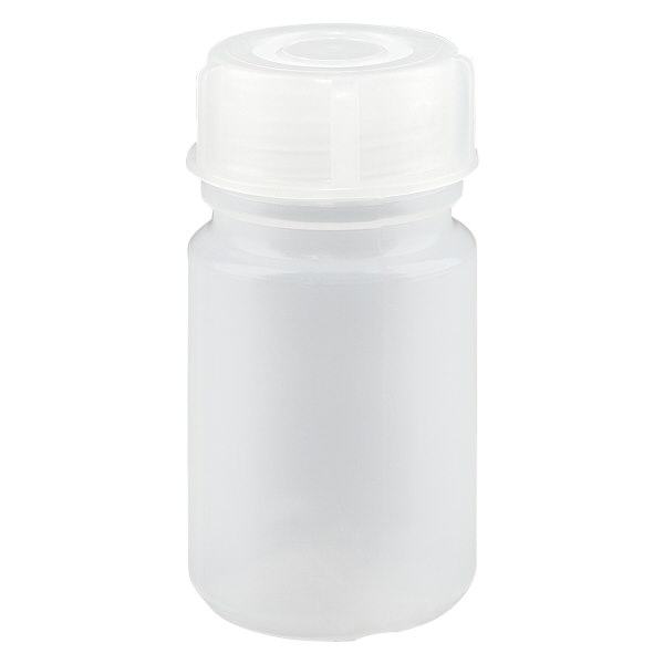 50 ml laboratorieflaska med bred hals och skruvkork