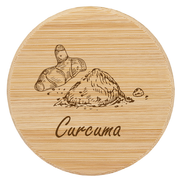 Couvercle en bois "Curcuma" för WECK RR60 Couvercle en bois "Curcuma" för WECK RR60