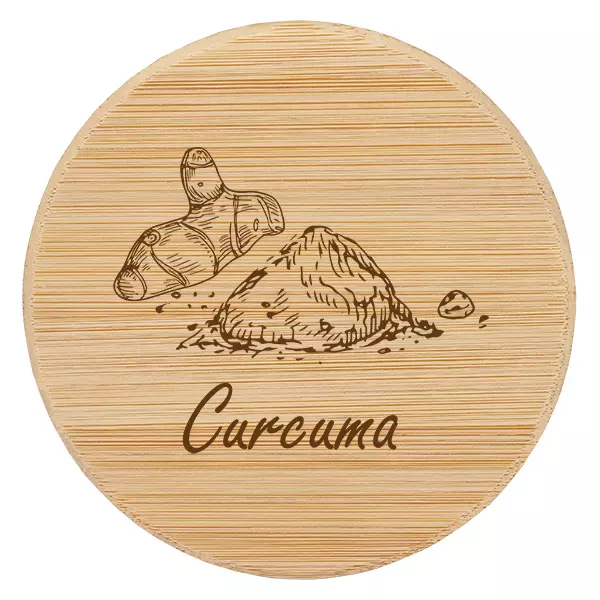 Couvercle en bois "Curcuma" för WECK RR60 Couvercle en bois "Curcuma" för WECK RR60