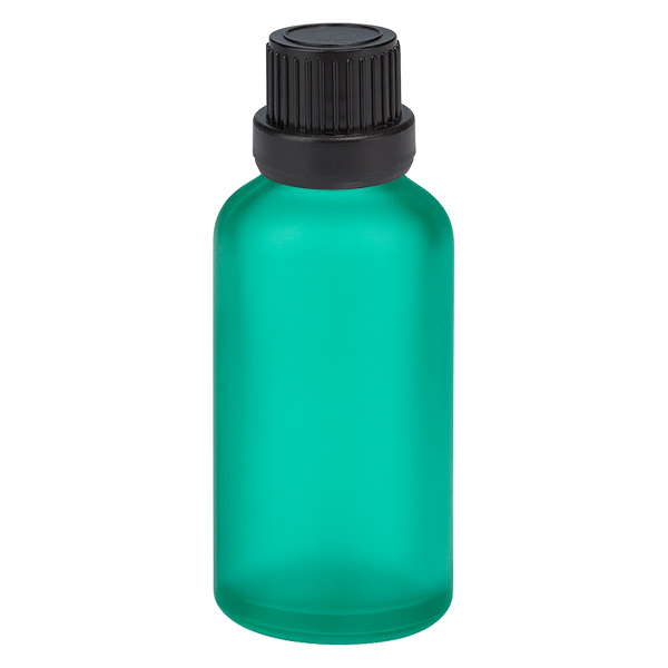 50ml flaska 11mm skruvkork svart sabotageskydd GreenLine UT18/50