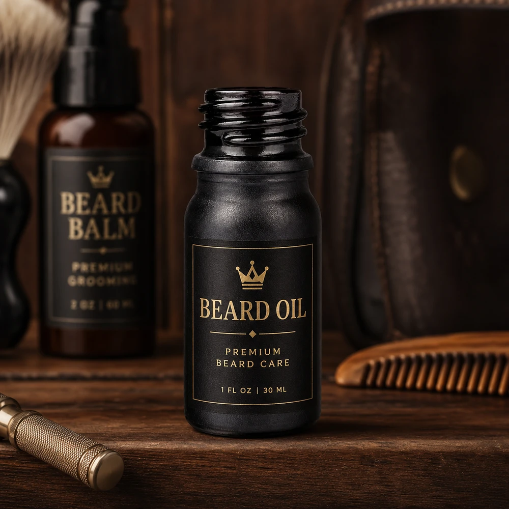 5ml Apoteksflaska BlackLine UT18/5 UNiTWIST Premium 5ml apoteksflaska BlackLine UT18/5 UNiTWIST för högkvalitativa skäggoljor och vårdprodukter