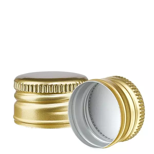 PP22 aluminiumlock i guld utan rullad kant